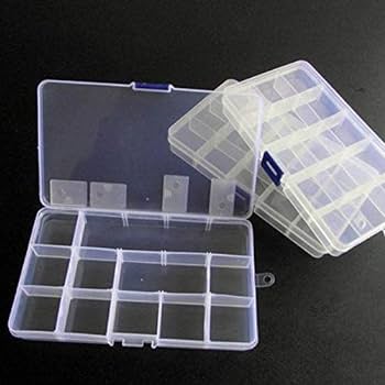 Plastic Box 15 grid Slots Clear - Image 2
