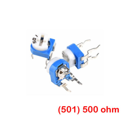 Top Adjust 500 Ohm Carbon Trimmer Potentiometer (RM065)