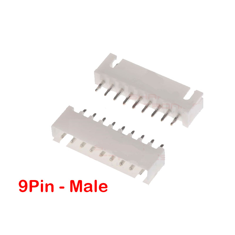 Data Terminal Male 9 Pin Connector JST XH 2.54mm On PCB
