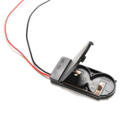 Double Coin Cell Battery Holder 2x CR2032 + On/Off Switch (6V)