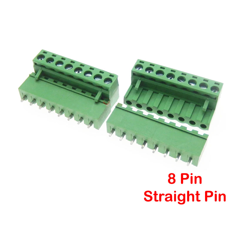 Terminal Block 8Pin Pluggable (Straight Pin) 5.08mm
