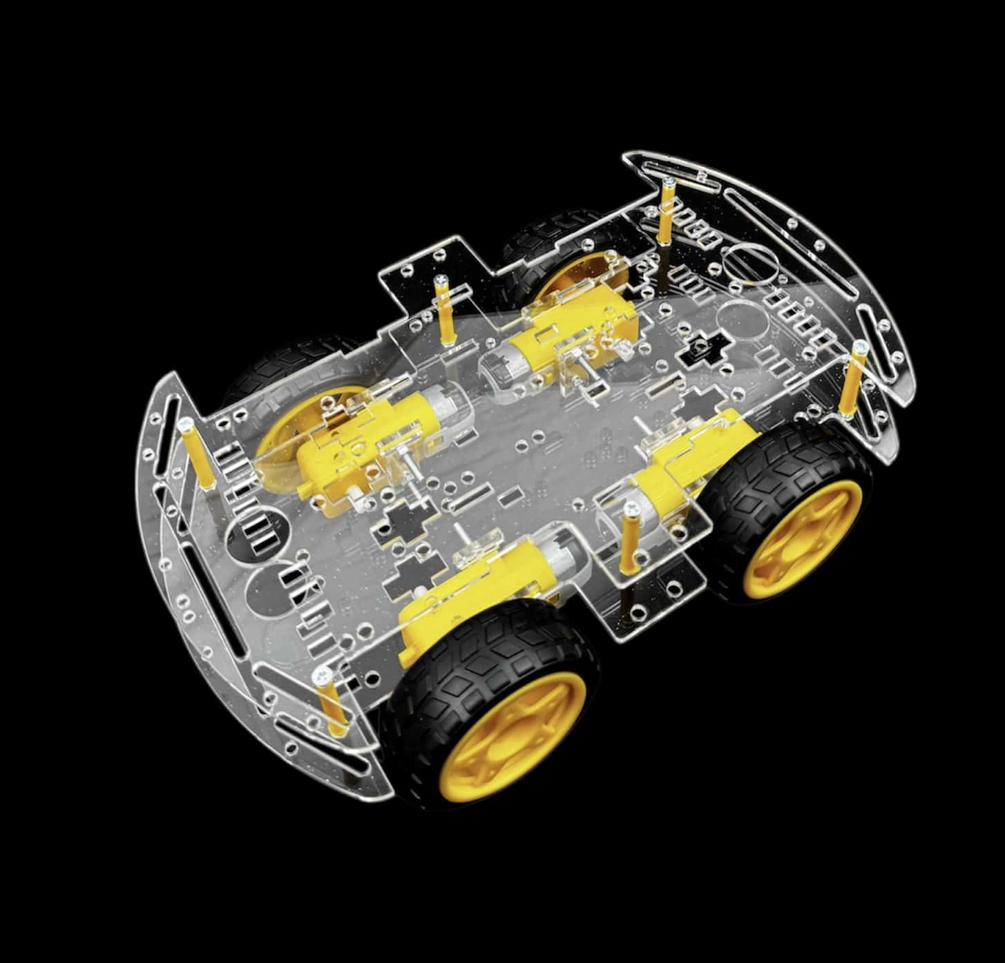 Smart Car Robot 4WD With Wheel and Motor - Image 12