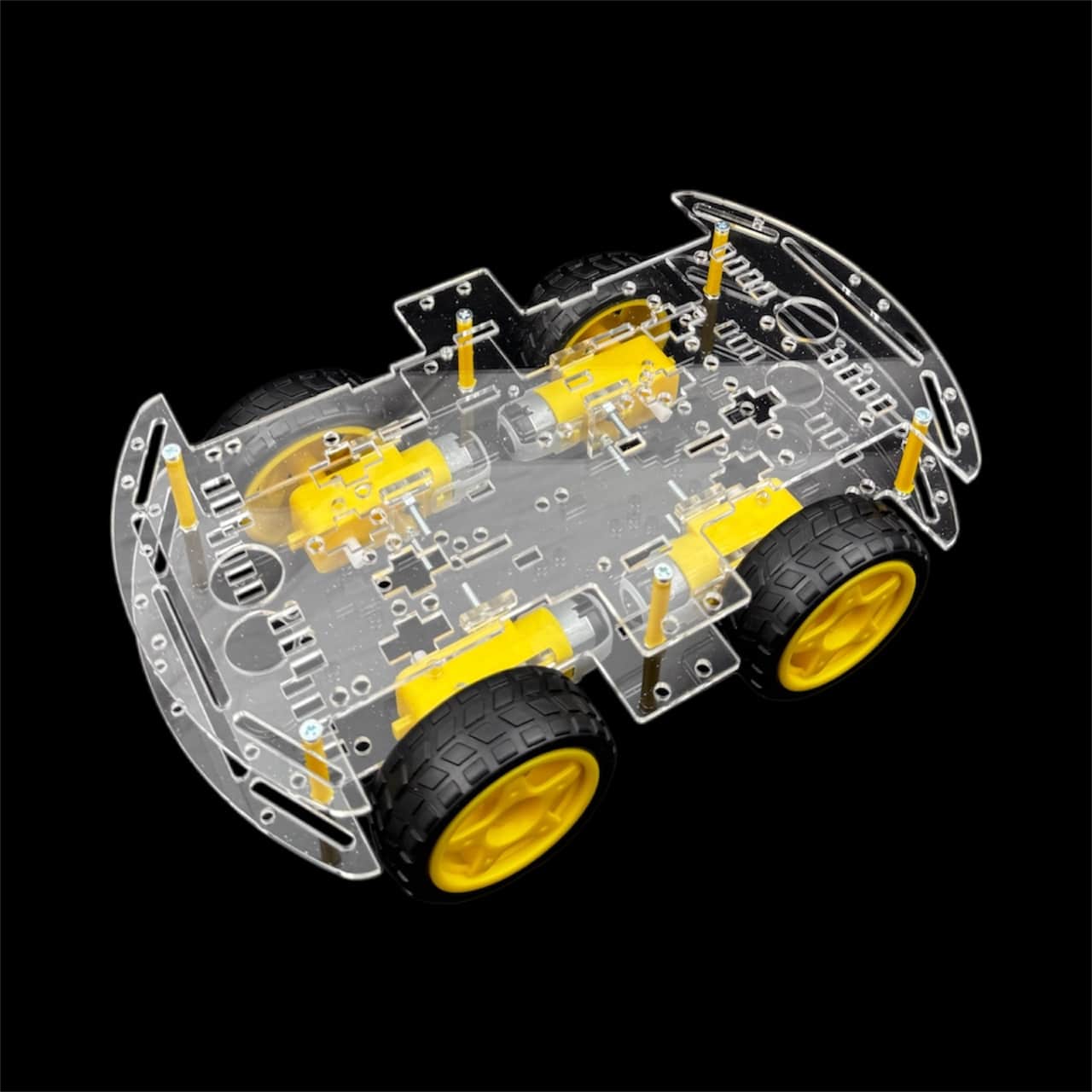 Smart Car Robot 4WD With Wheel and Motor - Image 11