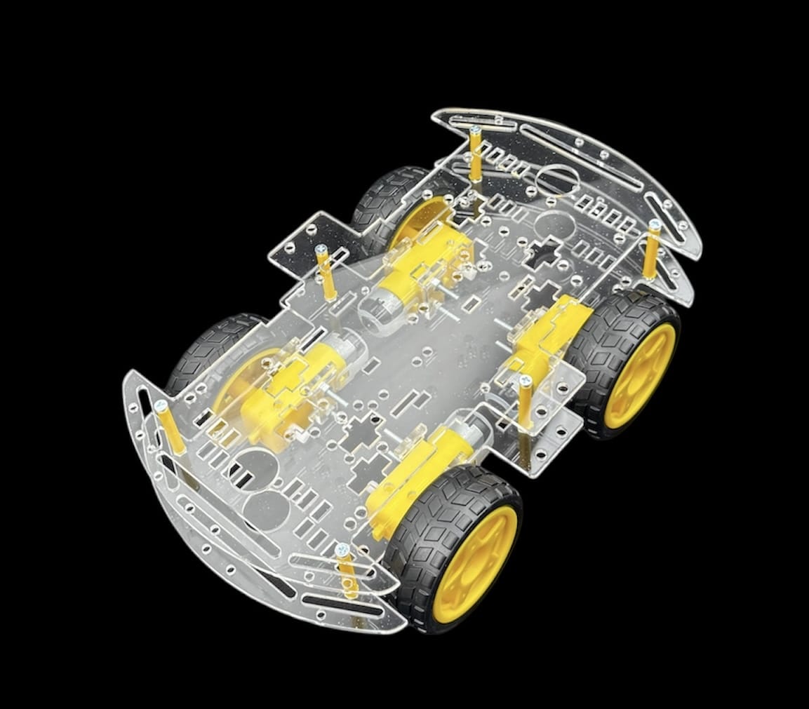 Smart Car Robot 4WD With Wheel and Motor - Image 10
