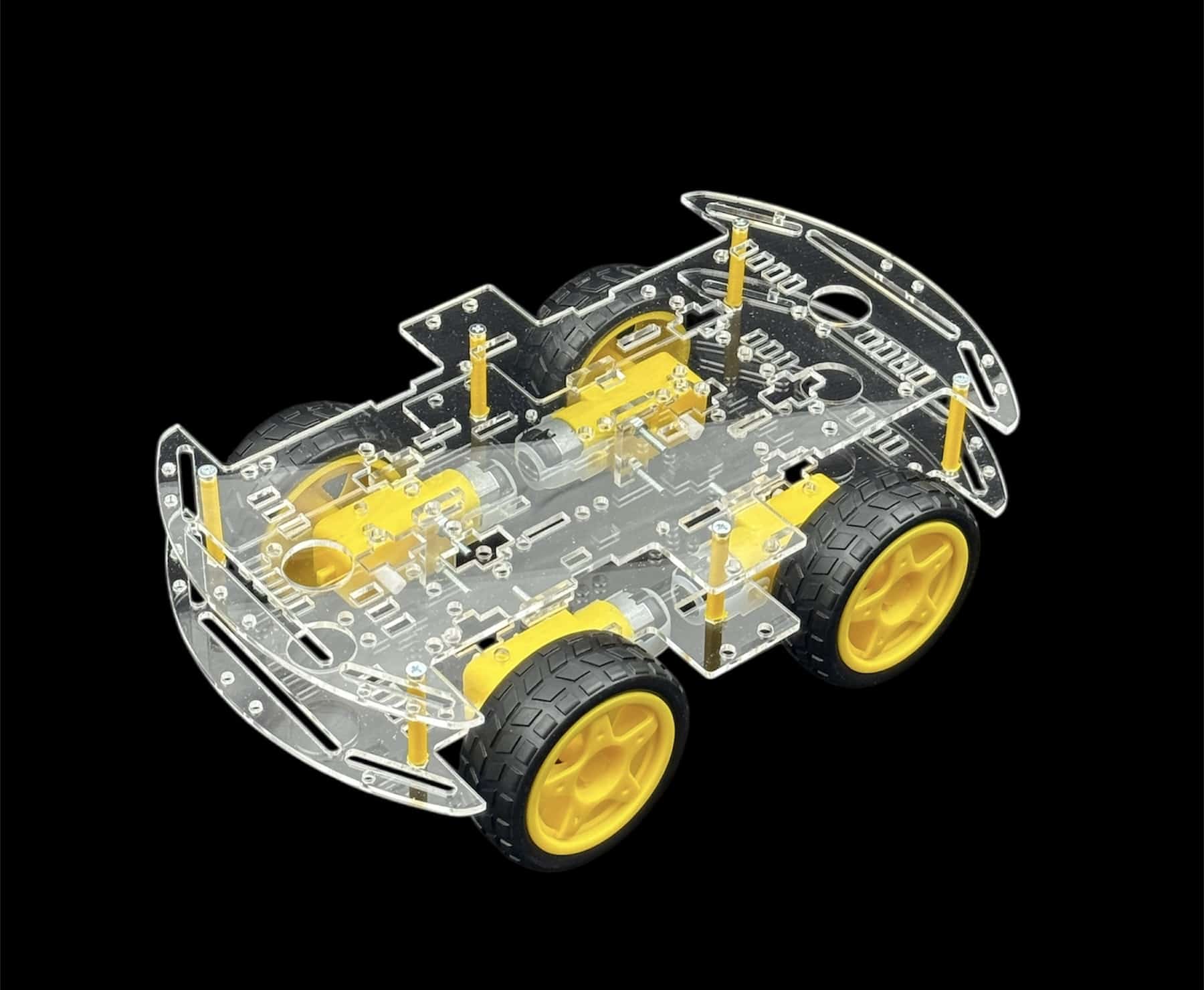 Smart Car Robot 4WD With Wheel and Motor - Image 9