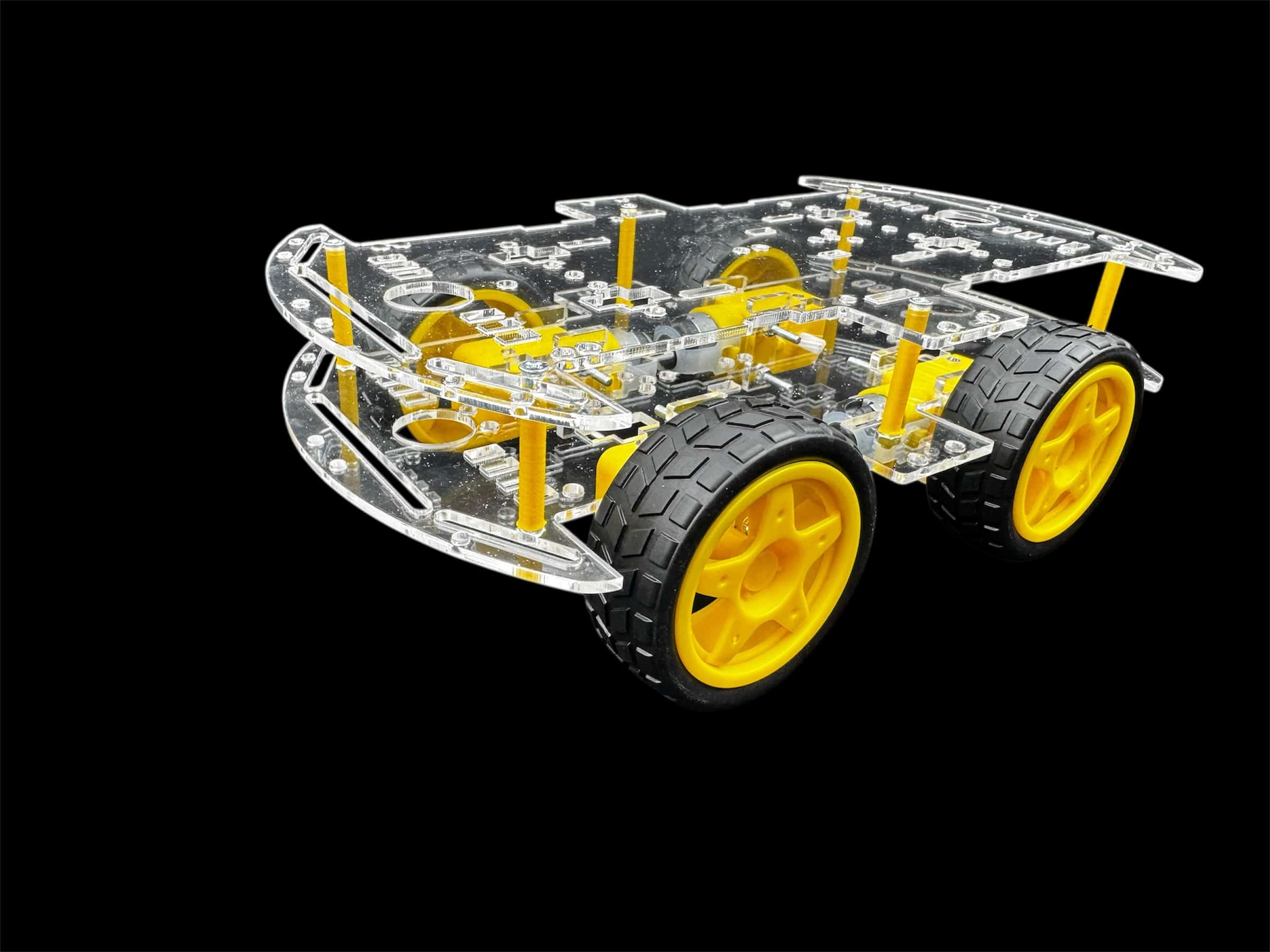 Smart Car Robot 4WD With Wheel and Motor - Image 7
