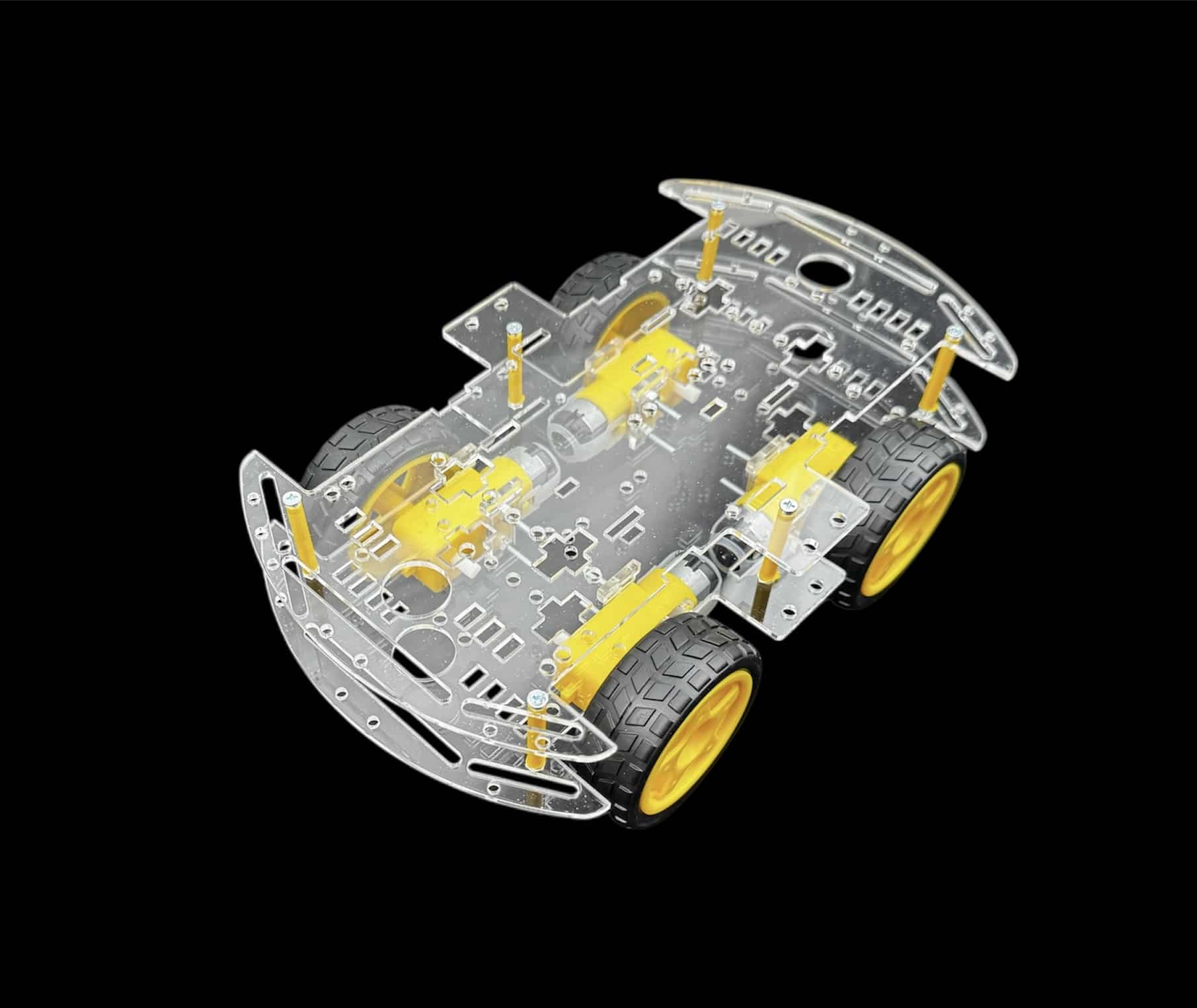 Smart Car Robot 4WD With Wheel and Motor - Image 5