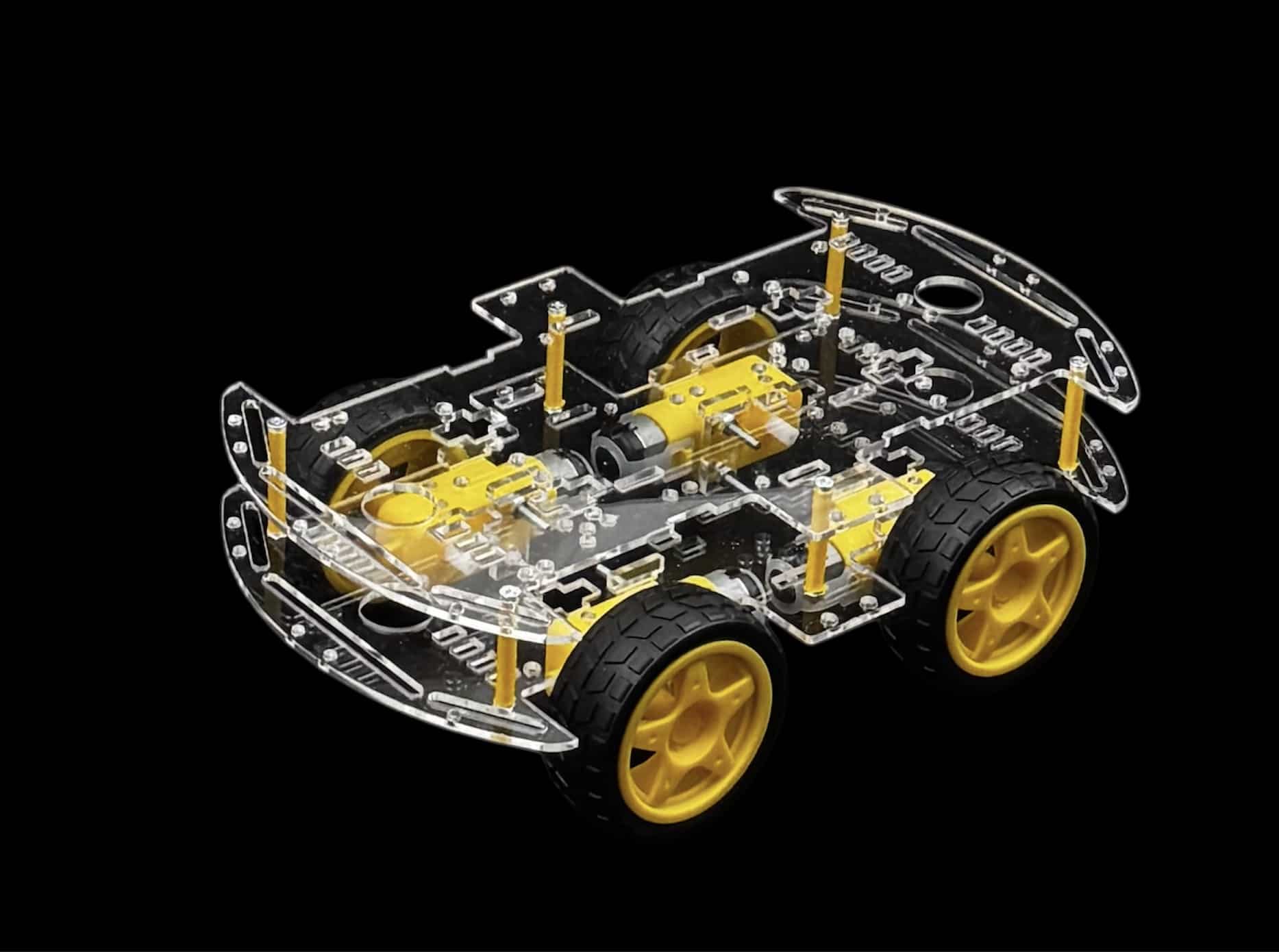 Smart Car Robot 4WD With Wheel and Motor - Image 4