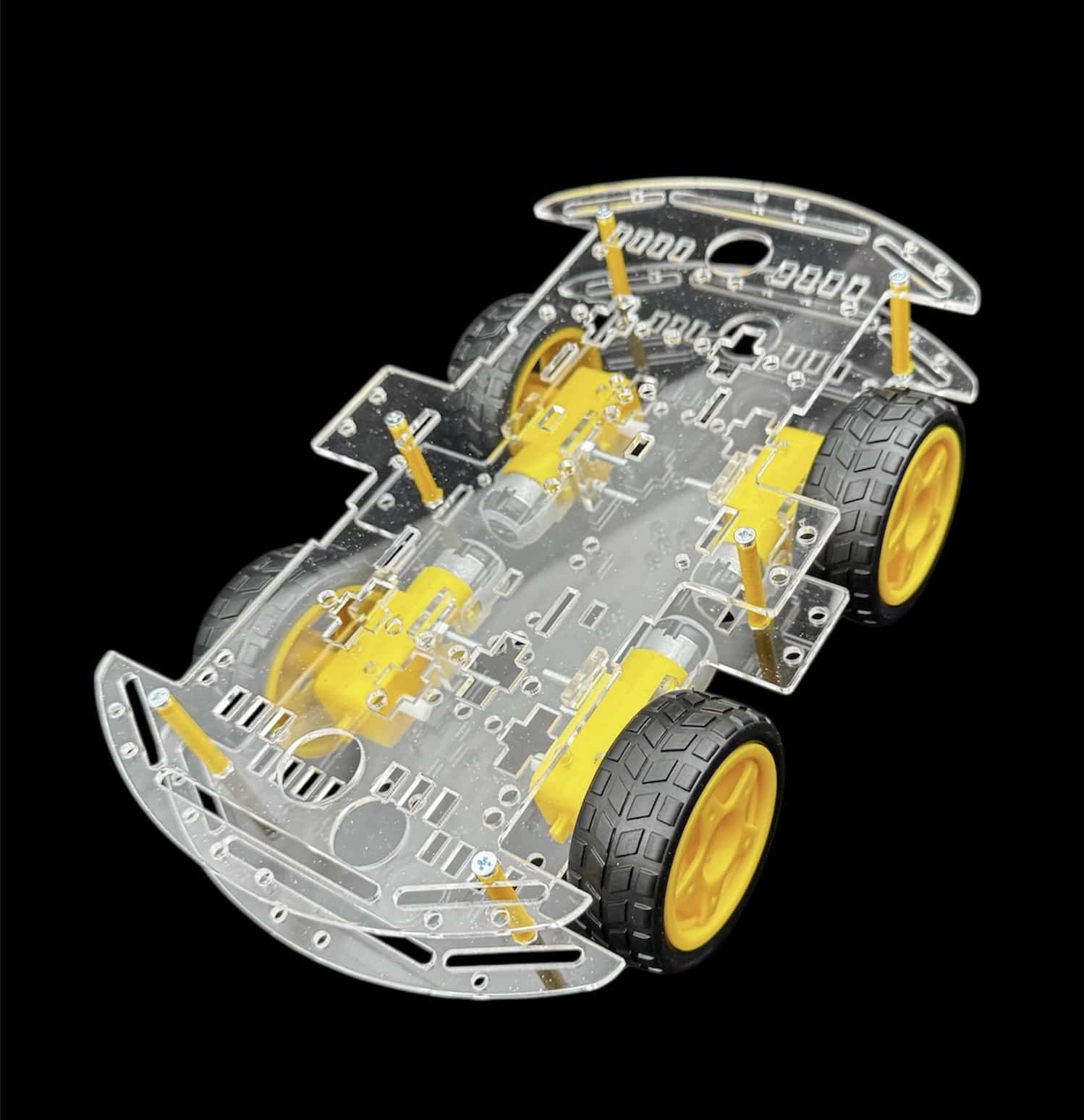 Smart Car Robot 4WD With Wheel and Motor - Image 3