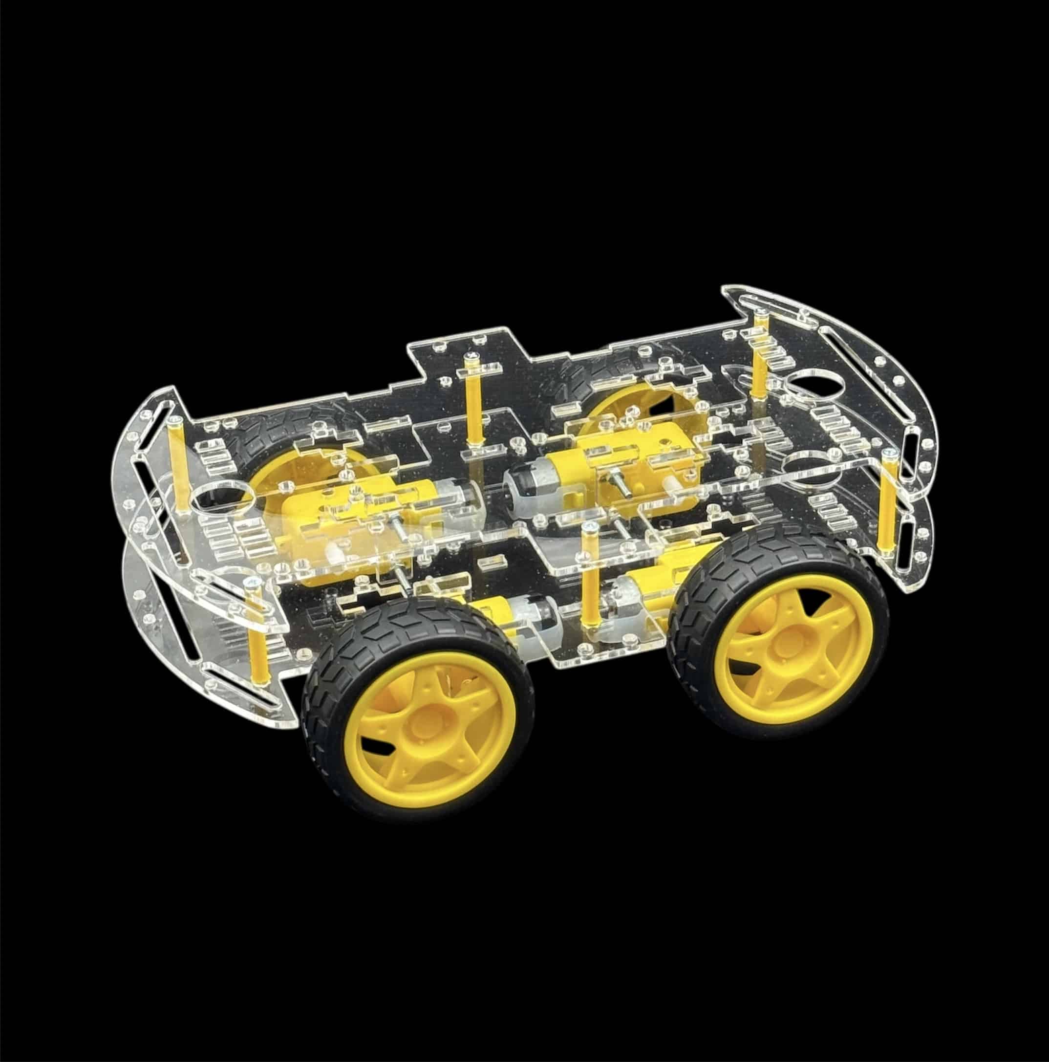 Smart Car Robot 4WD With Wheel and Motor - Image 2