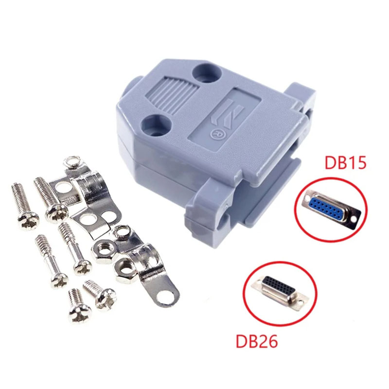Plastic Cover For D-Sub 15Pin Connector (DB15) - 2Row