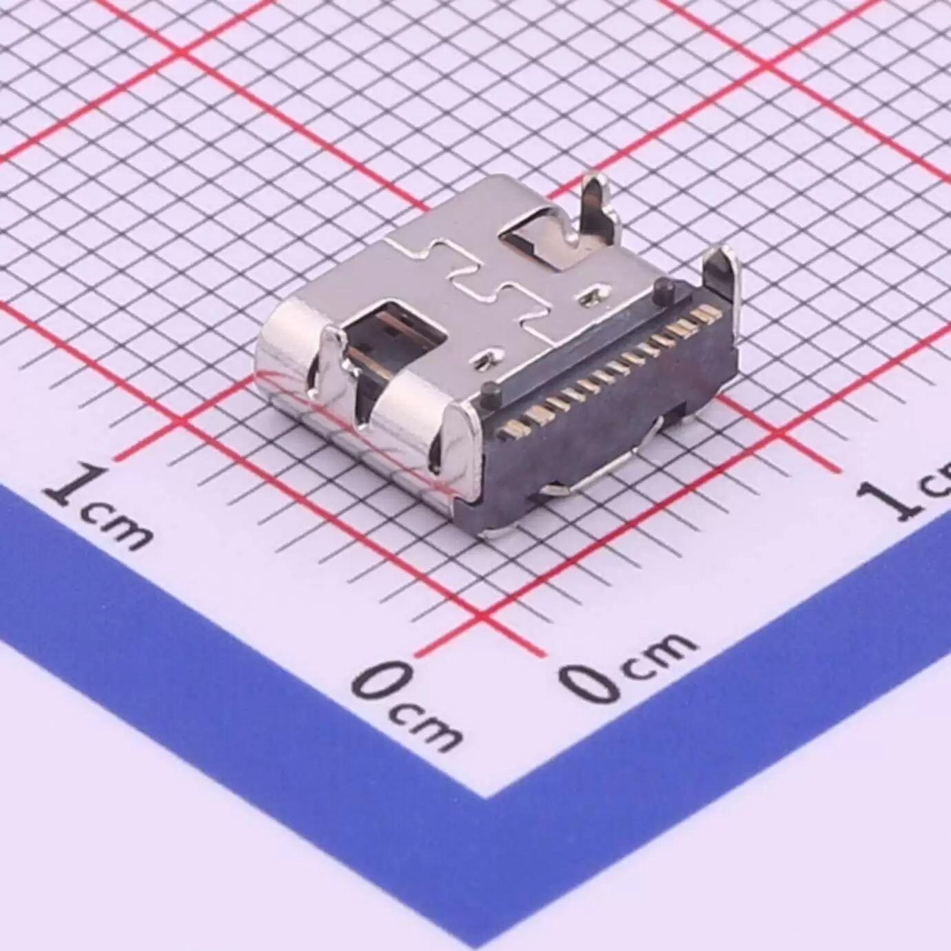 Female USB Connector (Type C ) SMD 16Pin - Image 2
