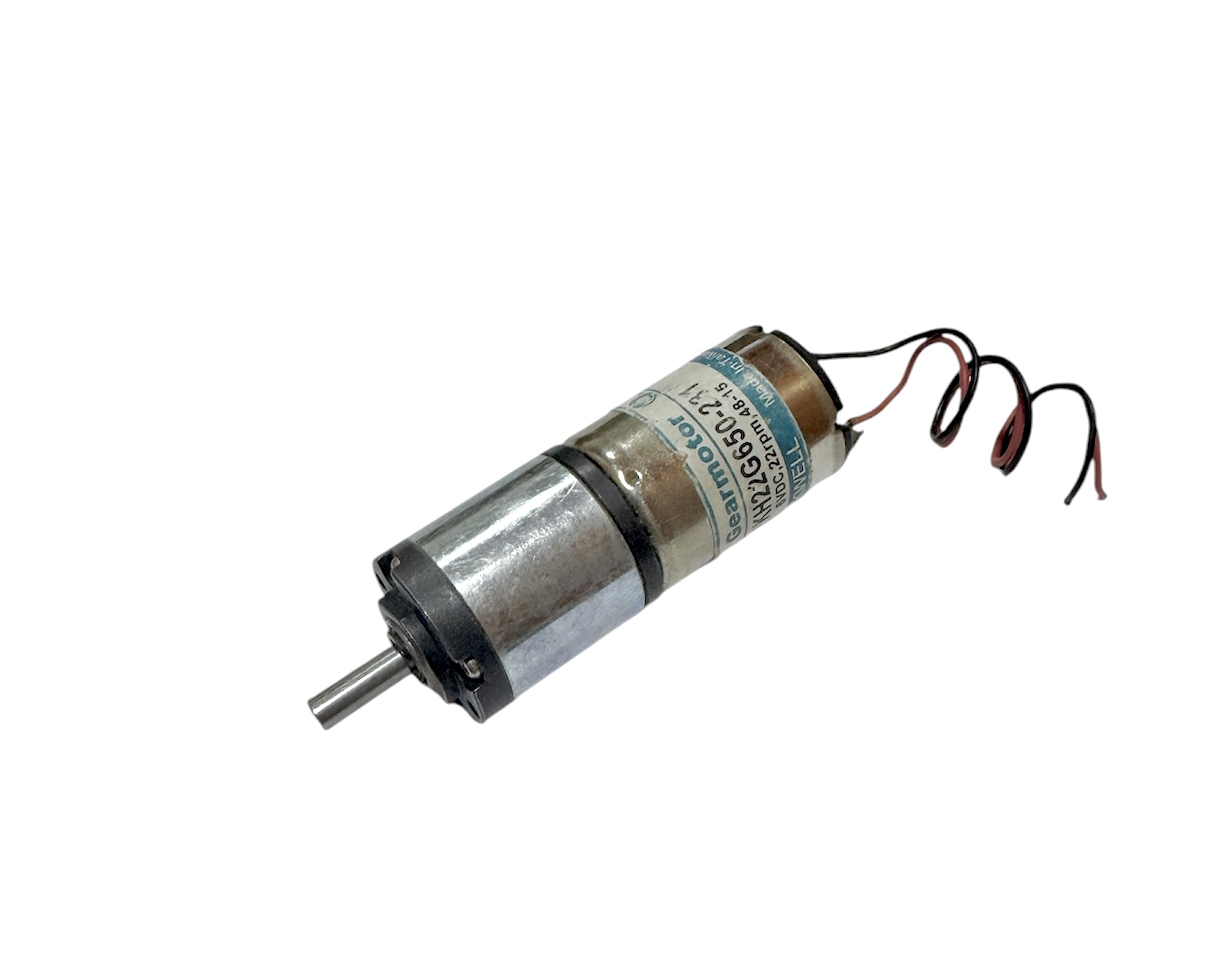 Original DC Geared Motor Very High Tourqe (6VDC-22rpm) (Used)
