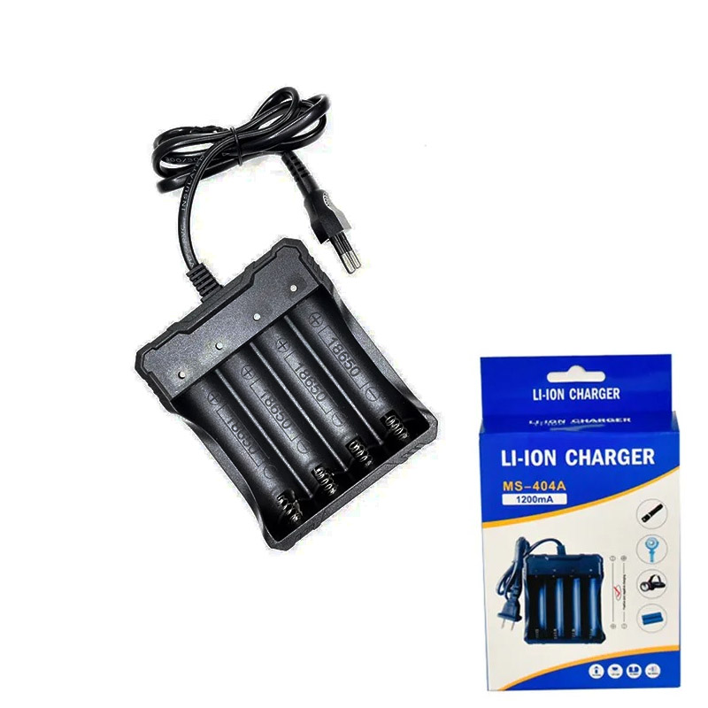 High Quality Battery Charger 4 Cell For 18650 Battery (MS-404A)
