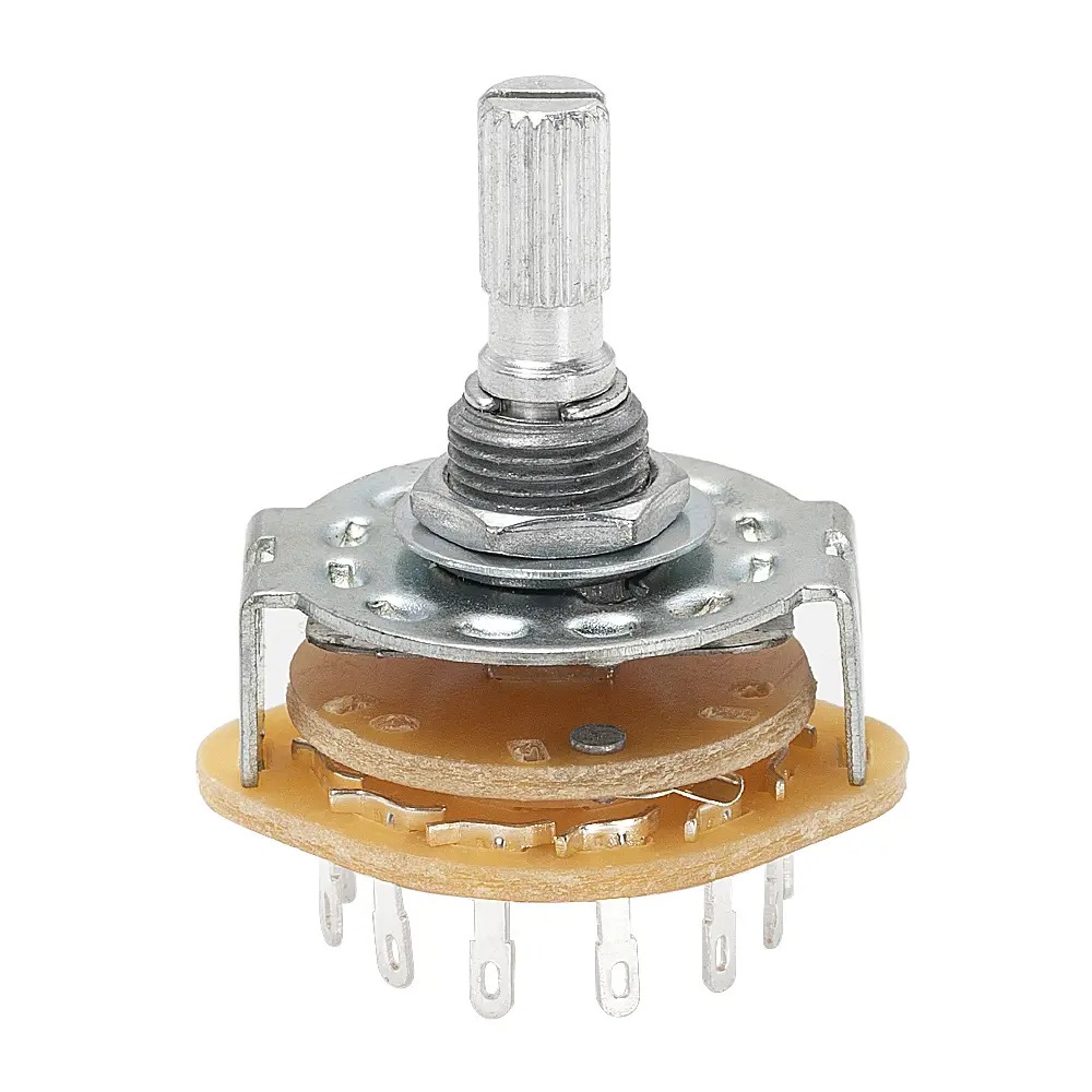 Rotary Switch Selector 2 Pole 6 Position 2P6T