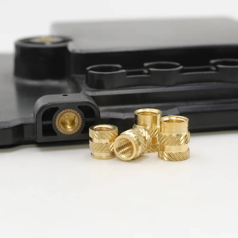 Copper Hot Melt Thread Knurled Brass Heat Insert Nut (M3) - Image 2