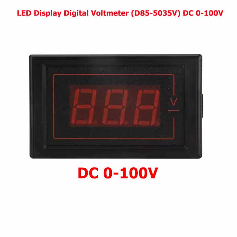 LED Display Digital Voltmeter (D85-5035V) DC 0-100V