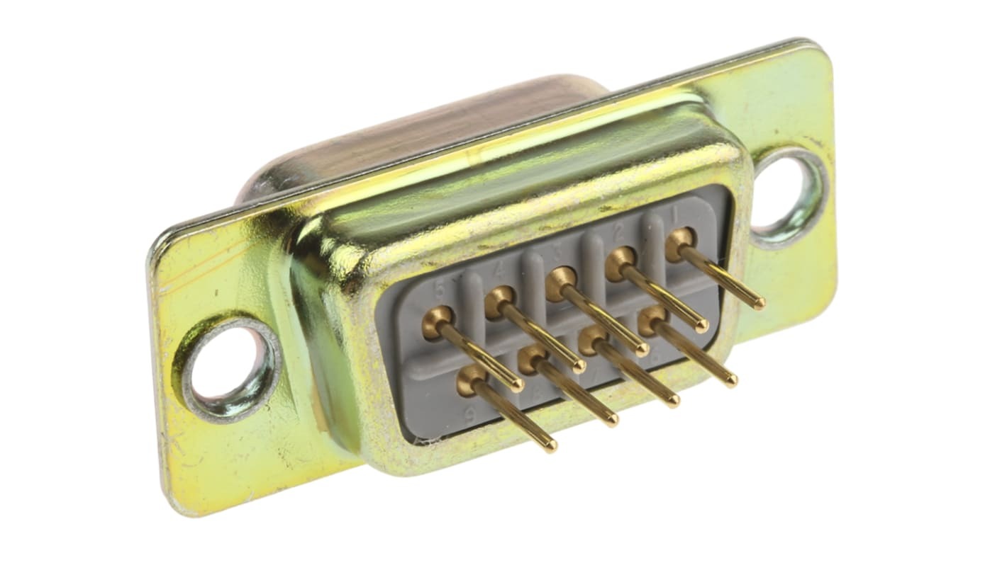 D-Sub 9Pin Connector FeMale (DB9) Solder Type On Pcb - Image 2