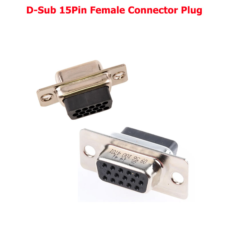 D-Sub 15Pin Female Connector Plug