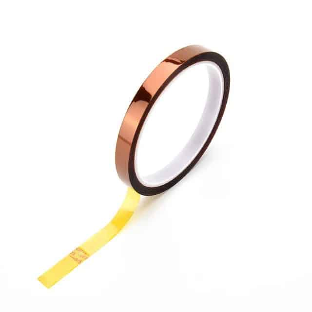 High Temperature (Kapton) Tape 10mm Width - 30m Length