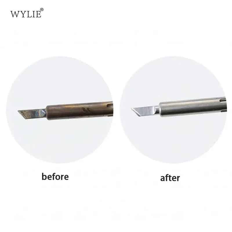 Solder Iron Tip Refresher Resurrection Cream WYLIE (WL-860) for Cleaning Soldering Tips Oxidation - Image 2