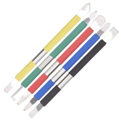 Sharp Stainless Steel 5 in 1 Double edged Metal Crowbar Pry Opening Tools for Mobile Phone