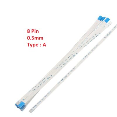 Flexible Flat Cable FFC (8 Pin) 0.5mm Pitch 200mm (Type: A)
