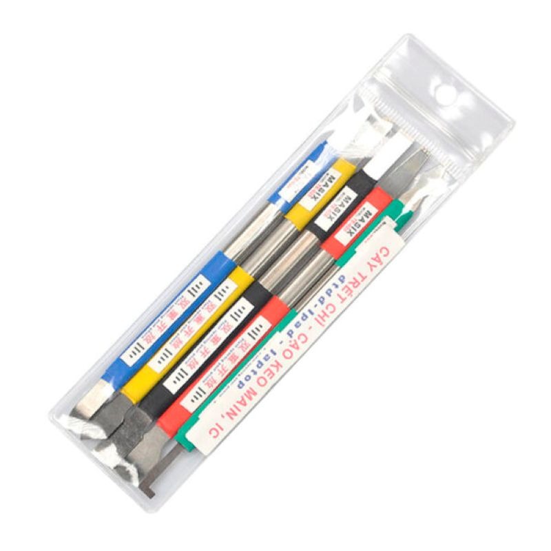 Sharp Stainless Steel 5 in 1 Double edged Metal Crowbar Pry Opening Tools for Mobile Phone - Image 2