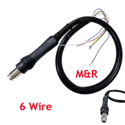 HOT AIR Gun Handle 6 Wire For M&R Soldering Stations (Spare Part)