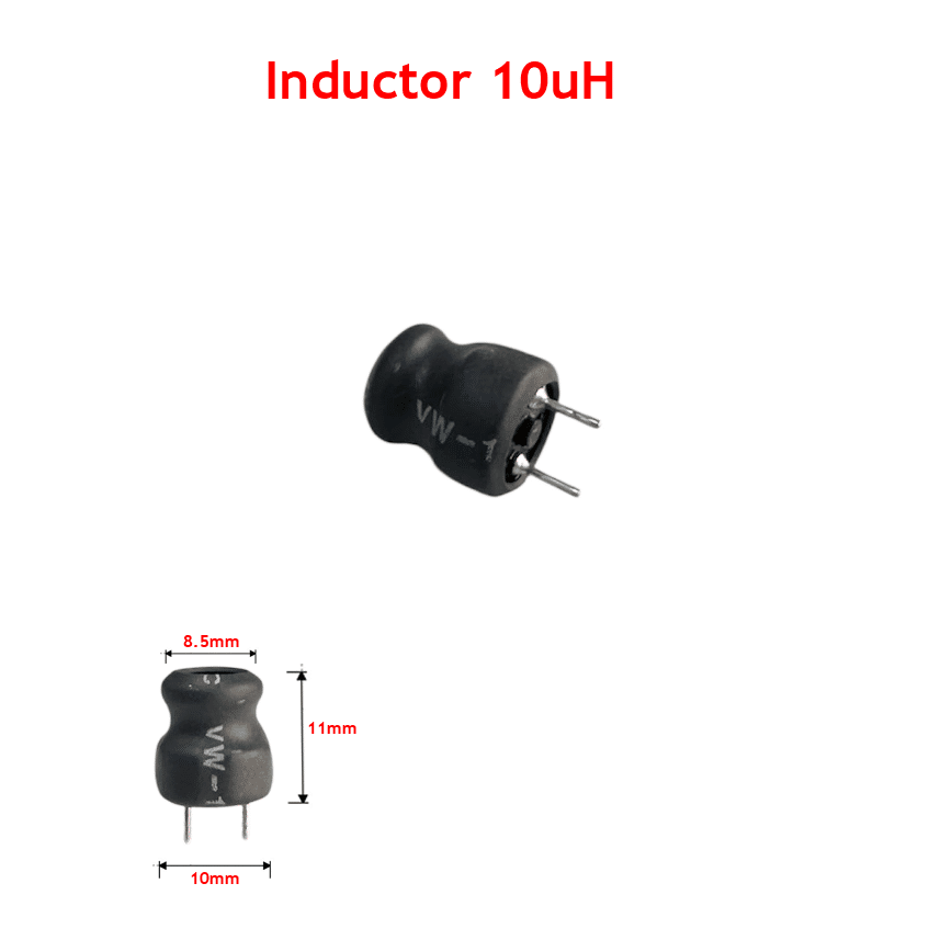Power Inductor Coil (10uH - 3A )
