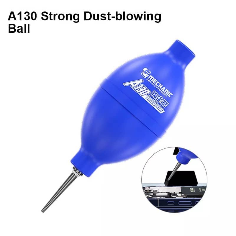 MECHANIC Rubber Air Blower Pump Dust Cleaner Blue (A130)