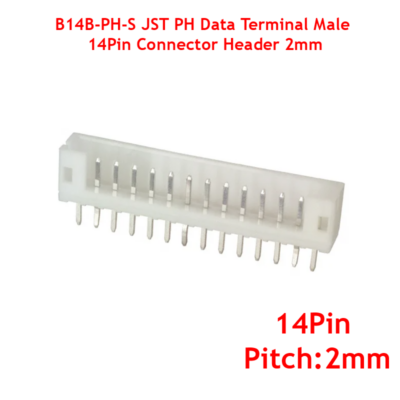 B14B-PH-S JST PH Data Terminal Male 14Pin Connector Header 2mm