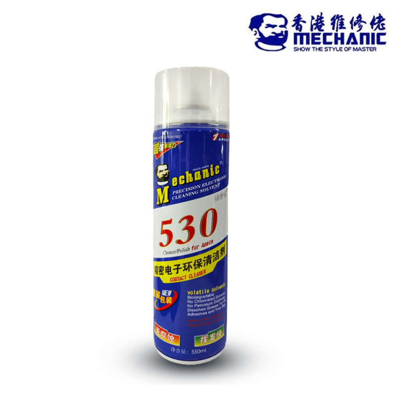 MECHANIC-530 Precision Electronic Cleaning Solvent Spray - 550ML