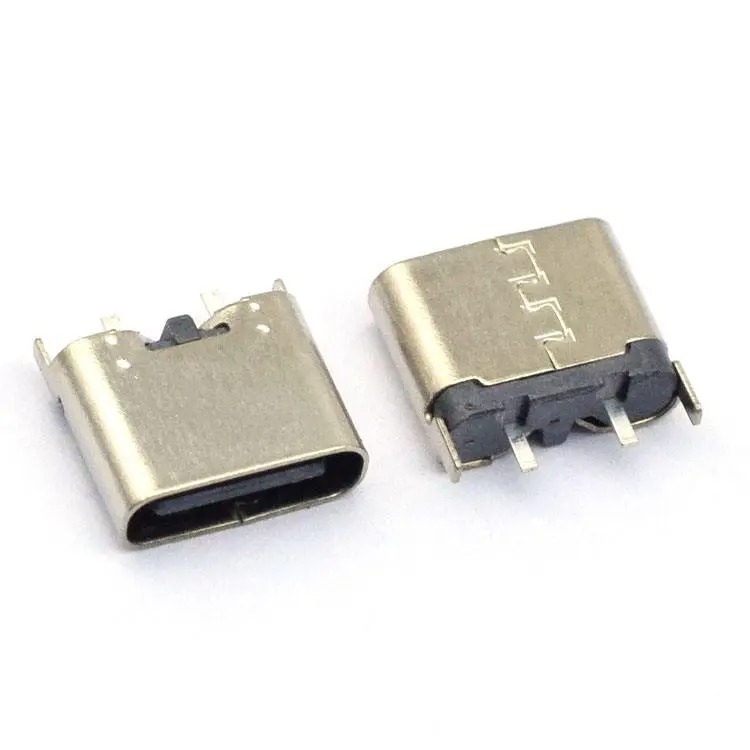 Female USB Connector (Type C ) SMD Vertical 2Pin