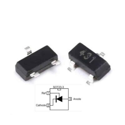 SMD TL431 – Adjustable Precision Shunt Regulator SOT-23